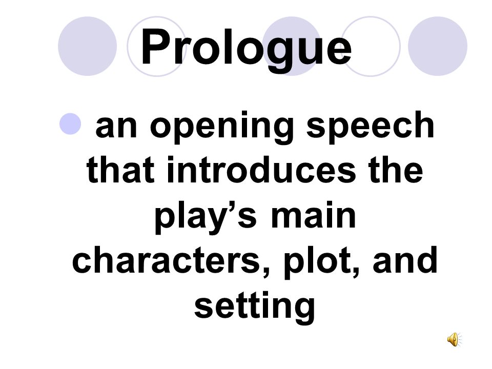 Monologue a speech by one character in a play, story, or poem