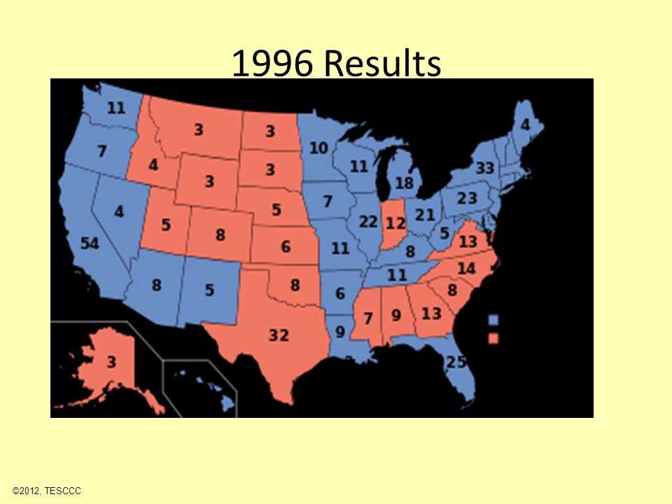 1996 Results ©2012, TESCCC