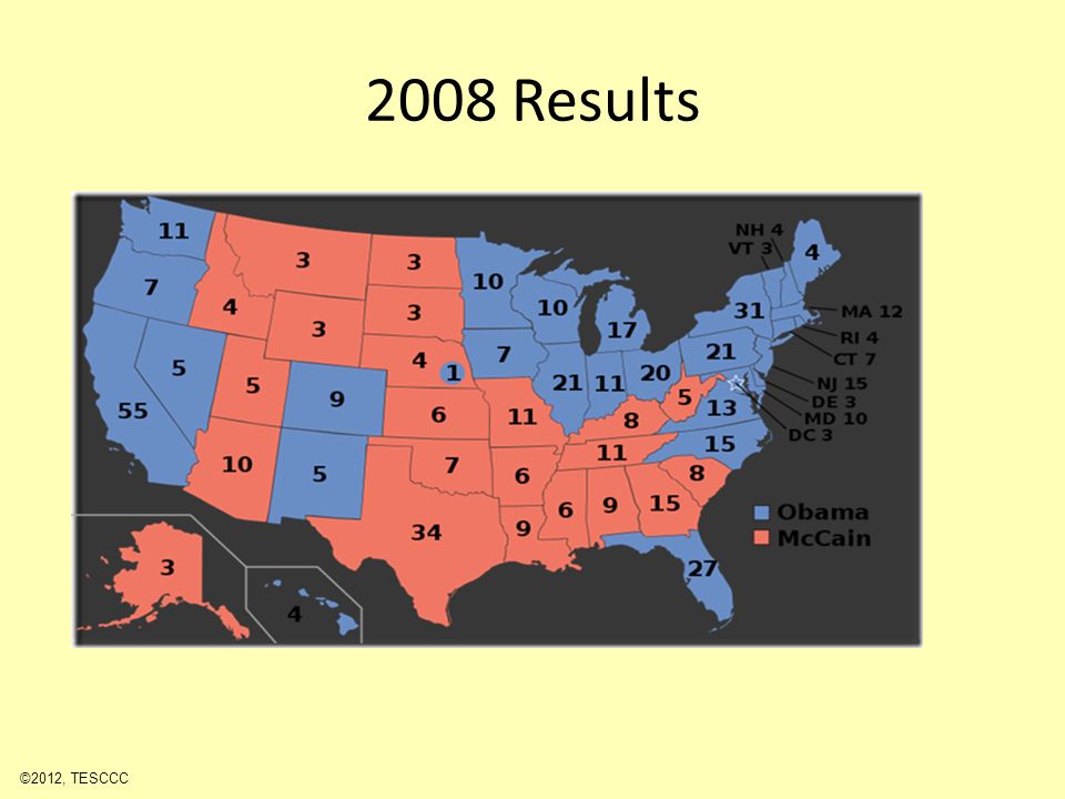 2008 Results ©2012, TESCCC