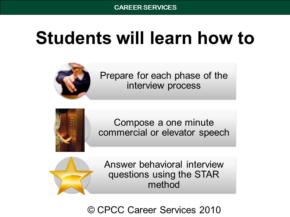 career services interviewing prepare for each phase of the star interviewing process