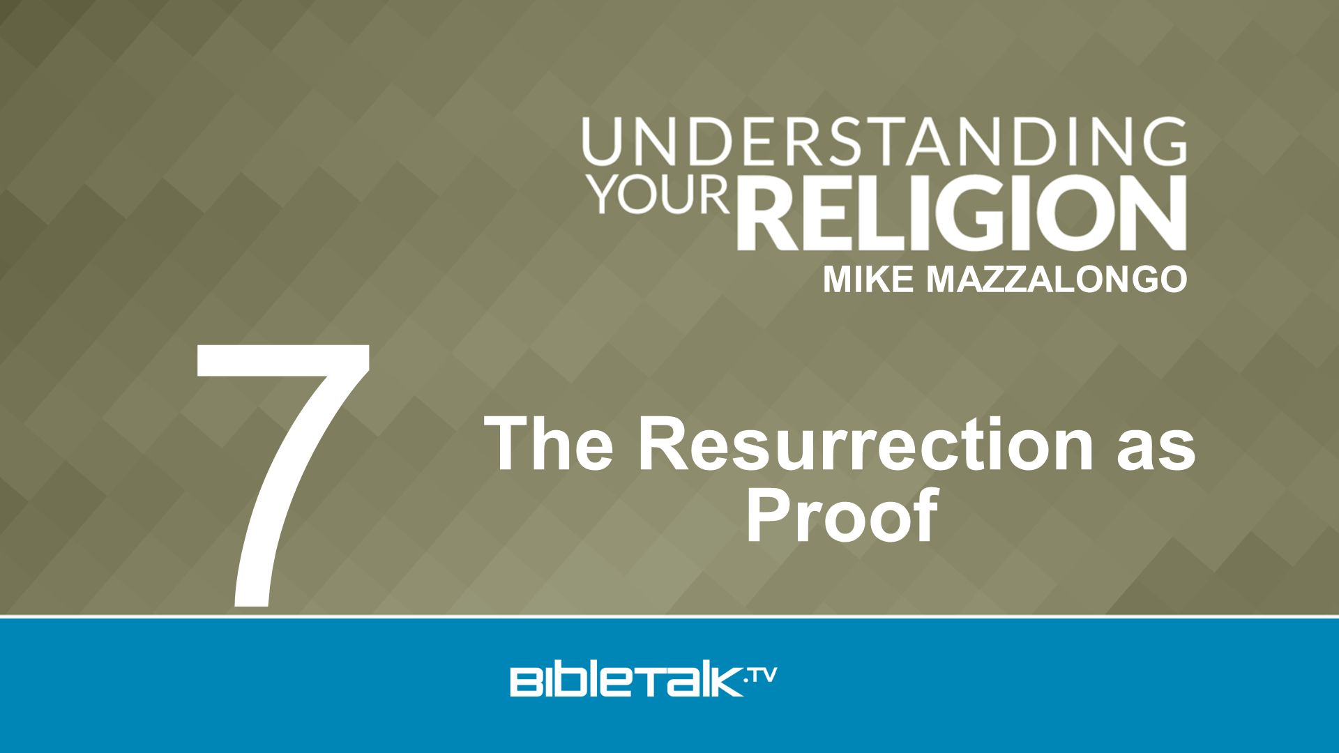 MIKE MAZZALONGO The Resurrection as Proof 7