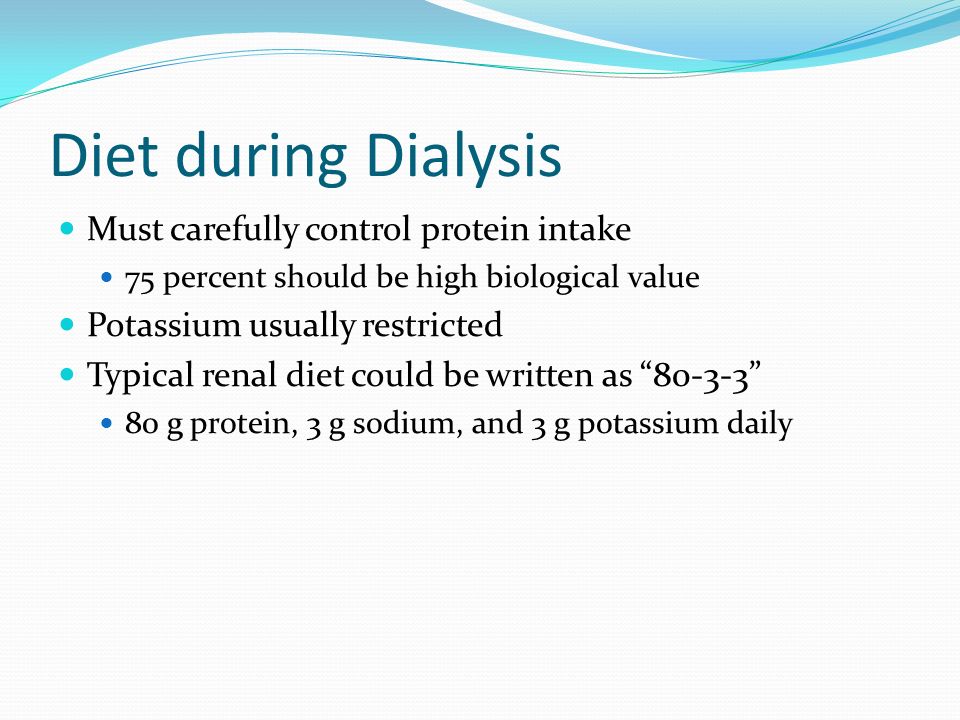 What Is A Typical Renal Diet