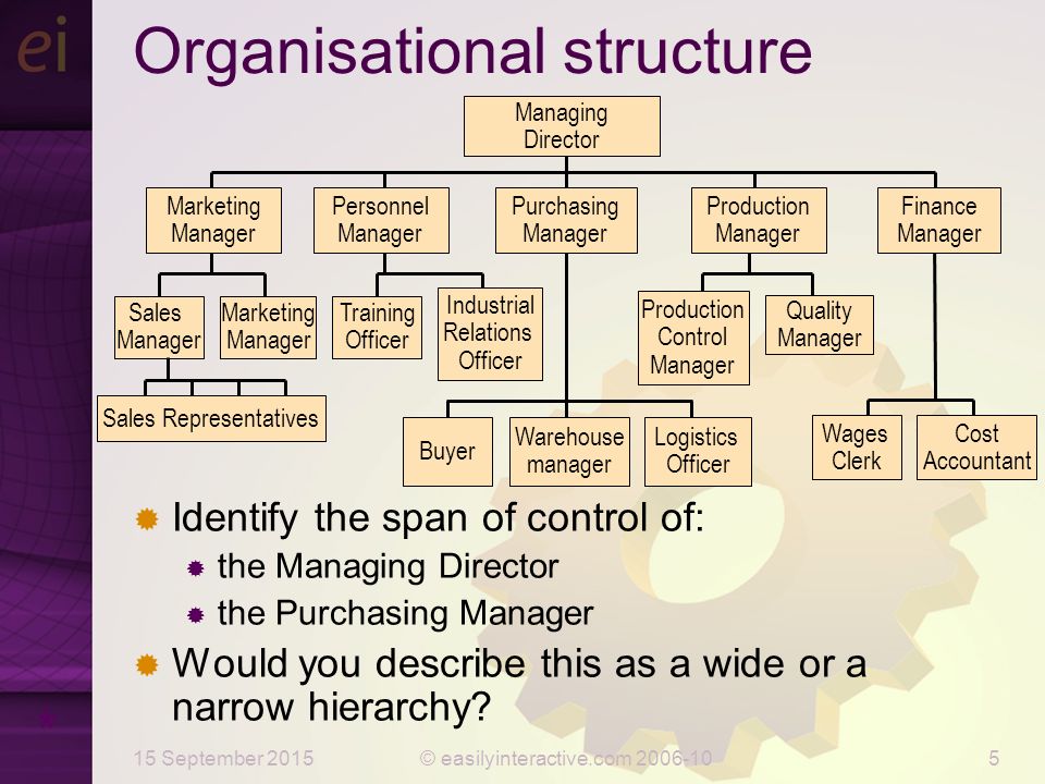 cadbury hierarchy