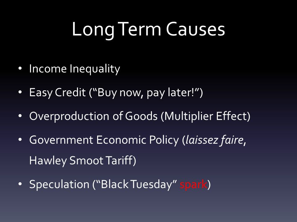 Buying term papers great depression