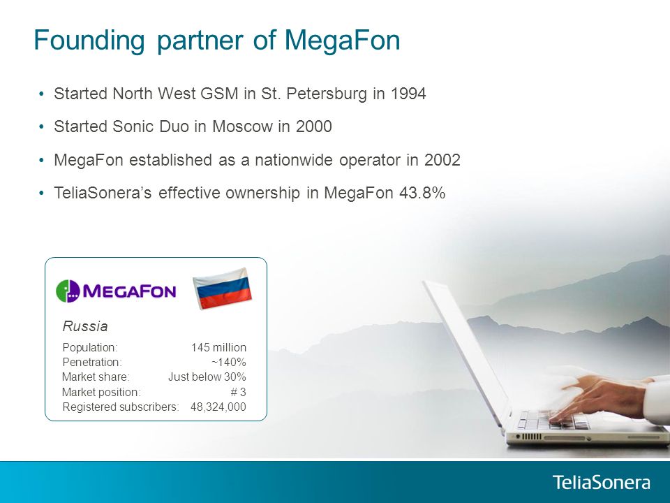 TeliaSonera in Russia Lars Nyberg President and CEO. - ppt download
