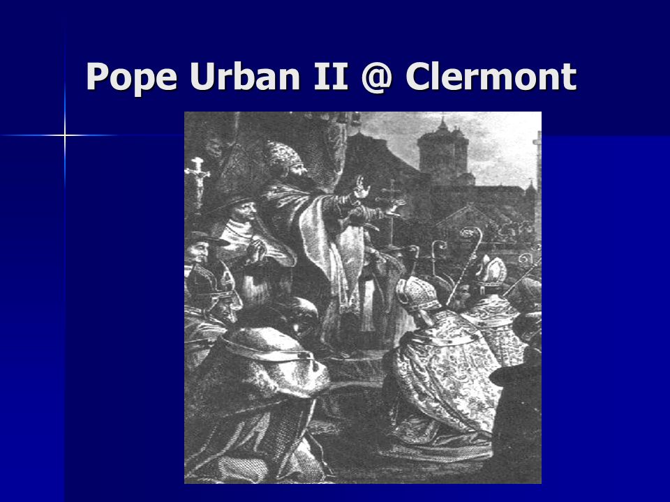 Pope Urban Clermont