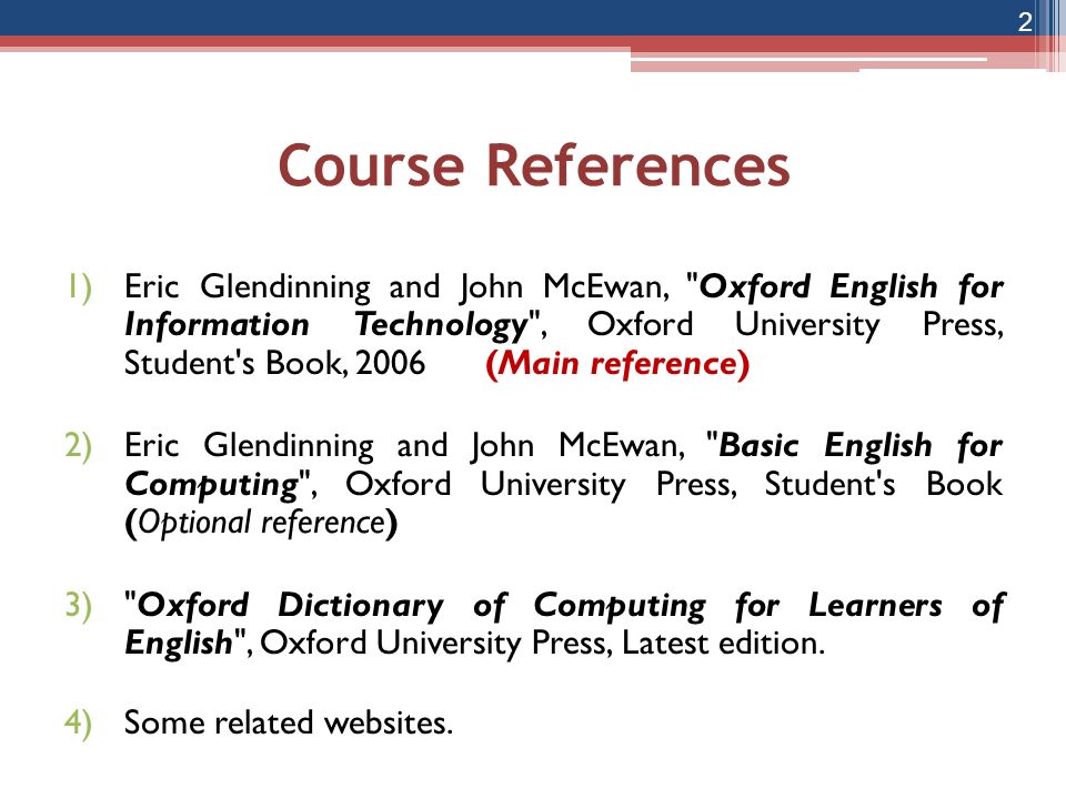 OXFORD ENGLISH FOR INFORMATION TECHNOLOGY STUDENT BOOK
