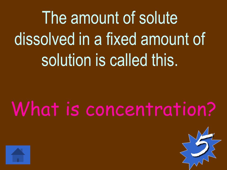 The amount of solute dissolved in a fixed amount of solution is called this.