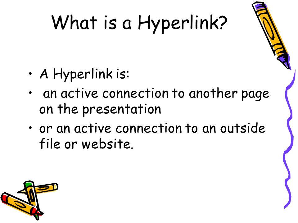 What is a Hyperlink.