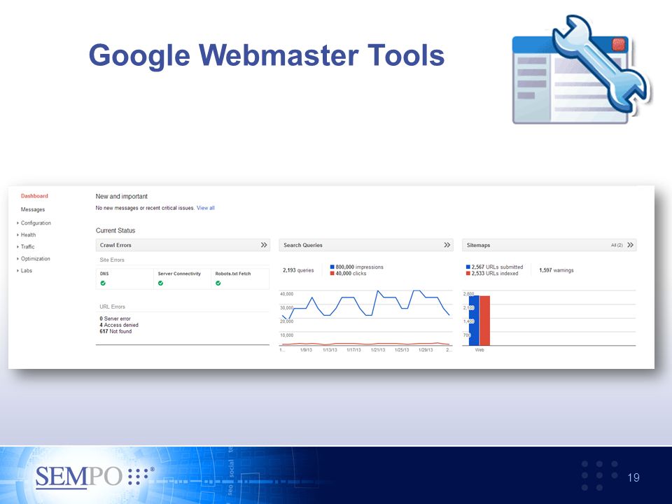 Google Webmaster Tools 19