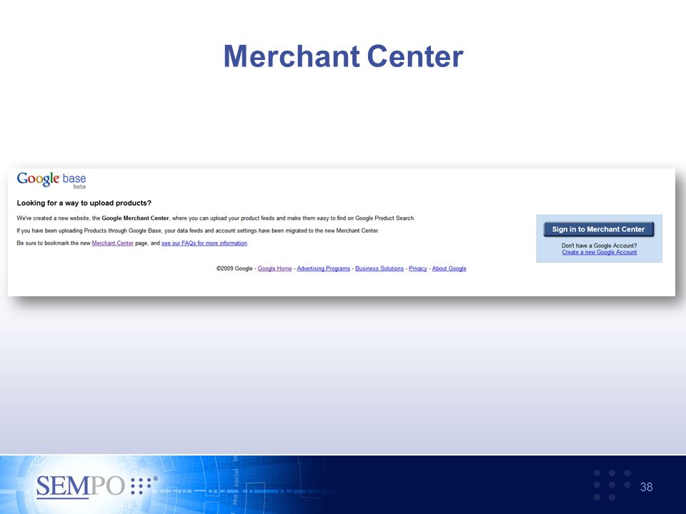 Merchant Center 38