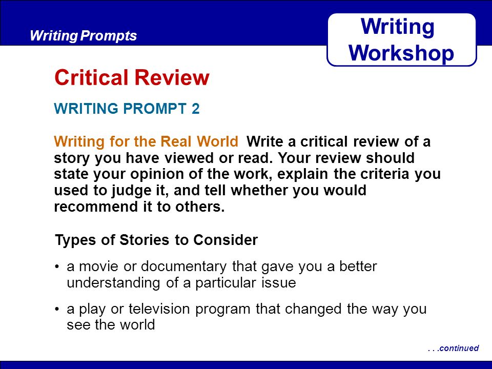 how to write a critical review of a play