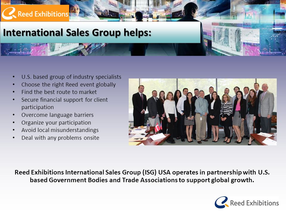 International Sales Group helps: U.S.