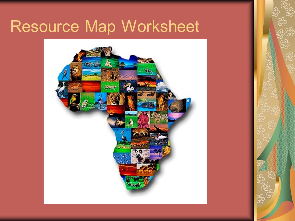 Resource Map Worksheet
