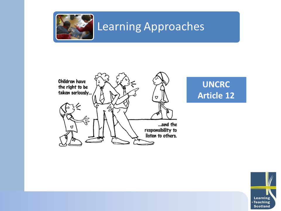 Learning Approaches UNCRC Article 12
