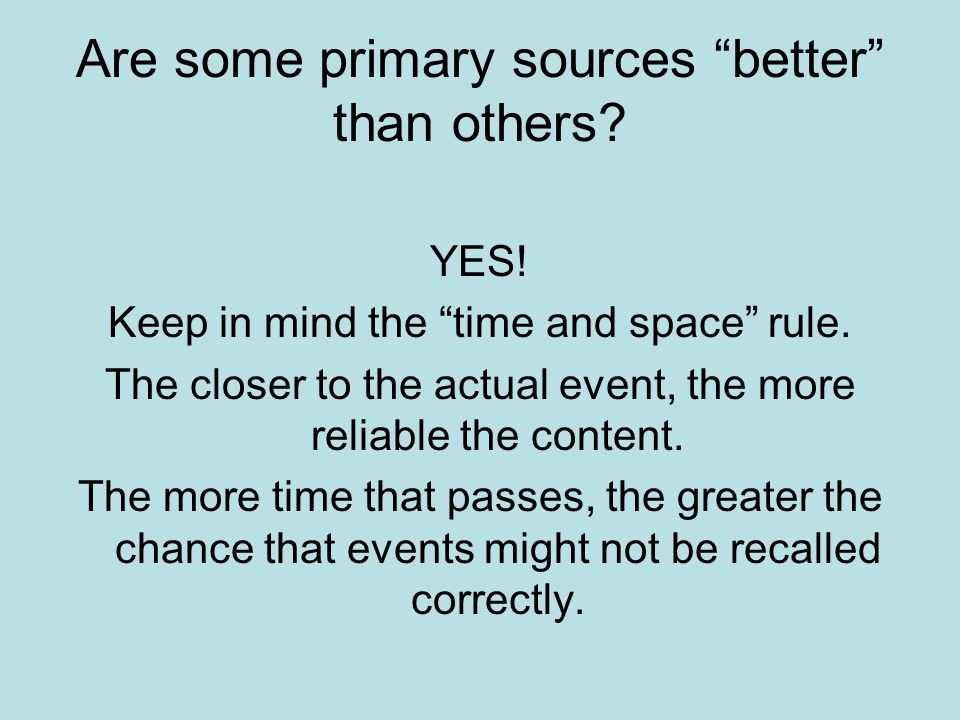 What makes a source more reliable than another?