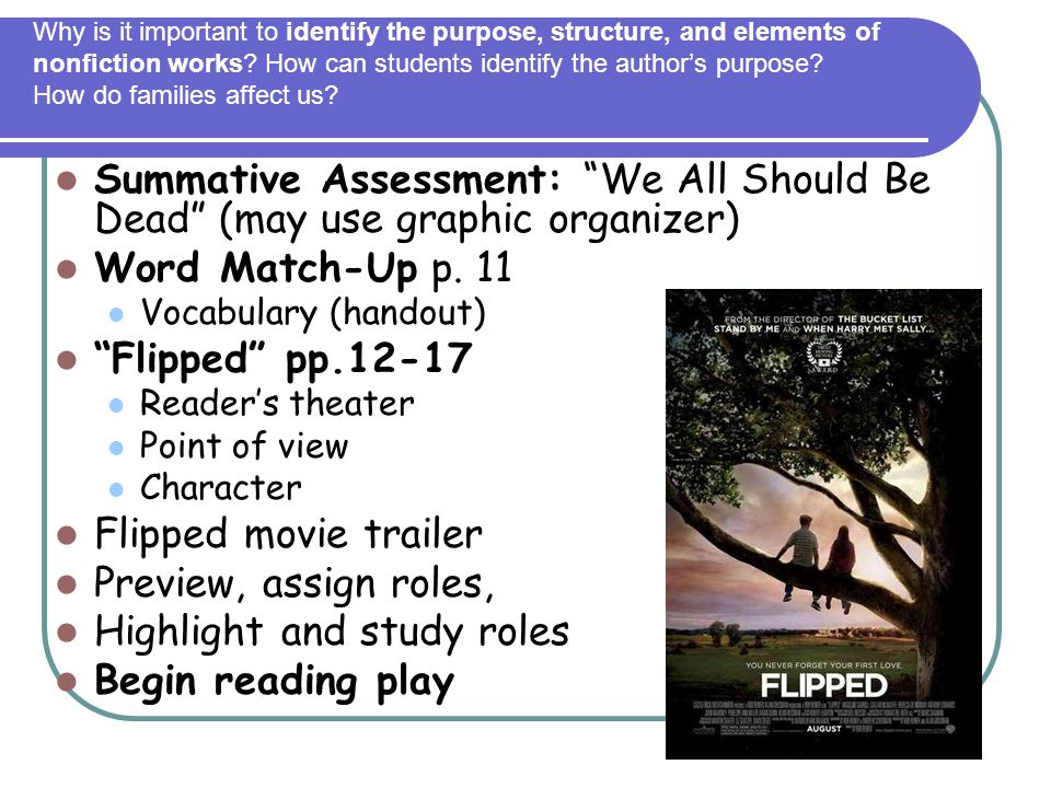 Why is it important to identify the purpose, structure, and elements of nonfiction works.