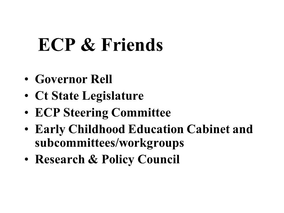 An Overview Healthy Ready To Learn By Age 5 What Is Ecp The