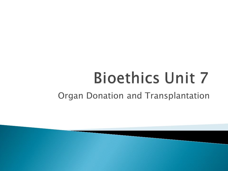 thesis on organ donation