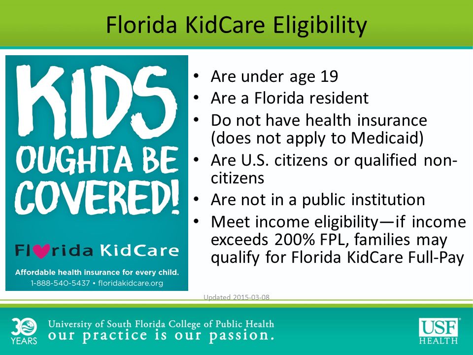 Florida Kidcare Income Eligibility Chart 2018