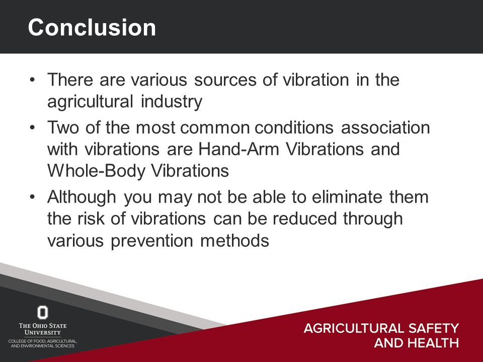 Preventing exposure to whole-body vibration