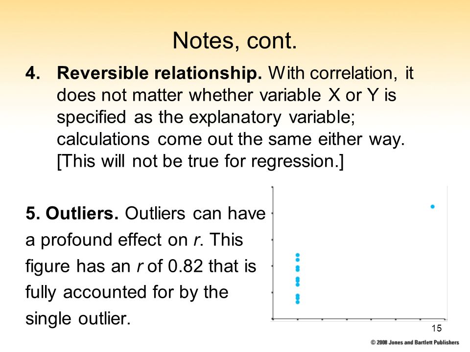 15 Notes, cont. 4. Reversible relationship.