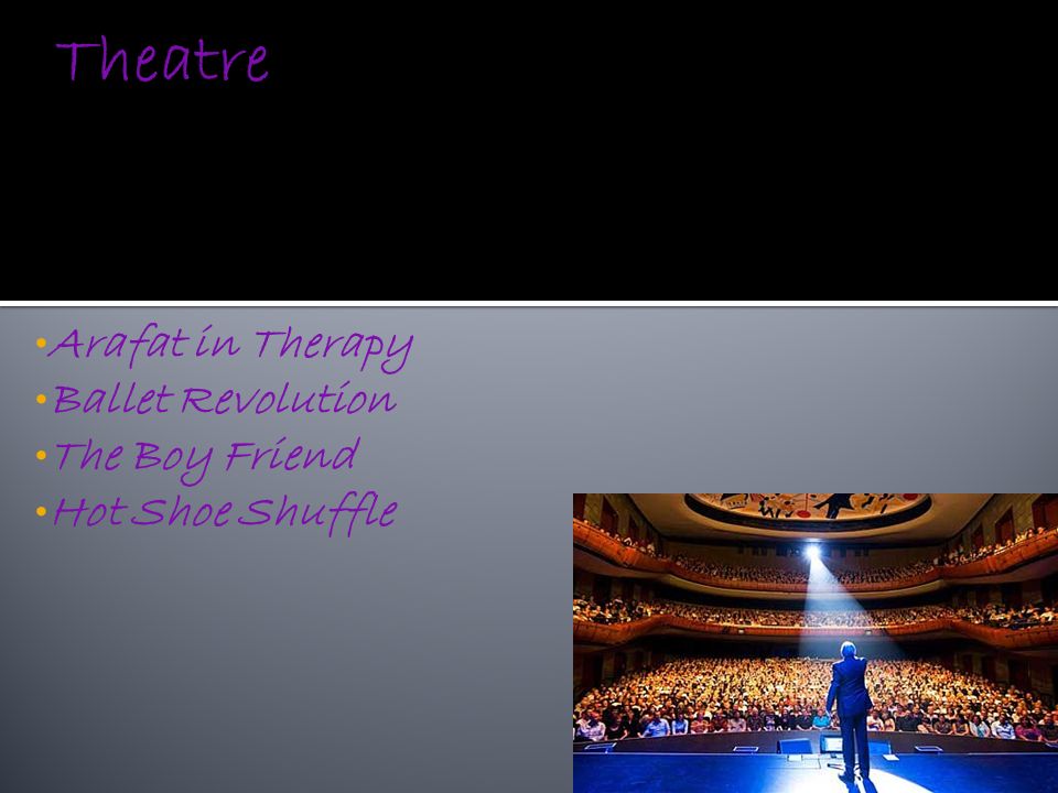 Arafat in Therapy Ballet Revolution The Boy Friend Hot Shoe Shuffle