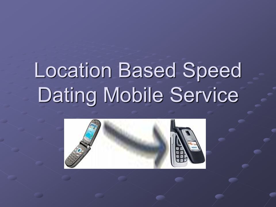 mobile speed dating