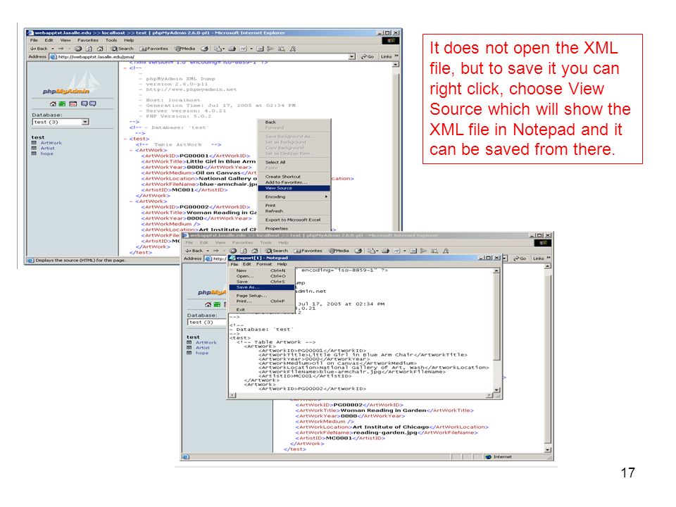1 Mysql And Phpmyadmin 2 Navigate To And Log On Username