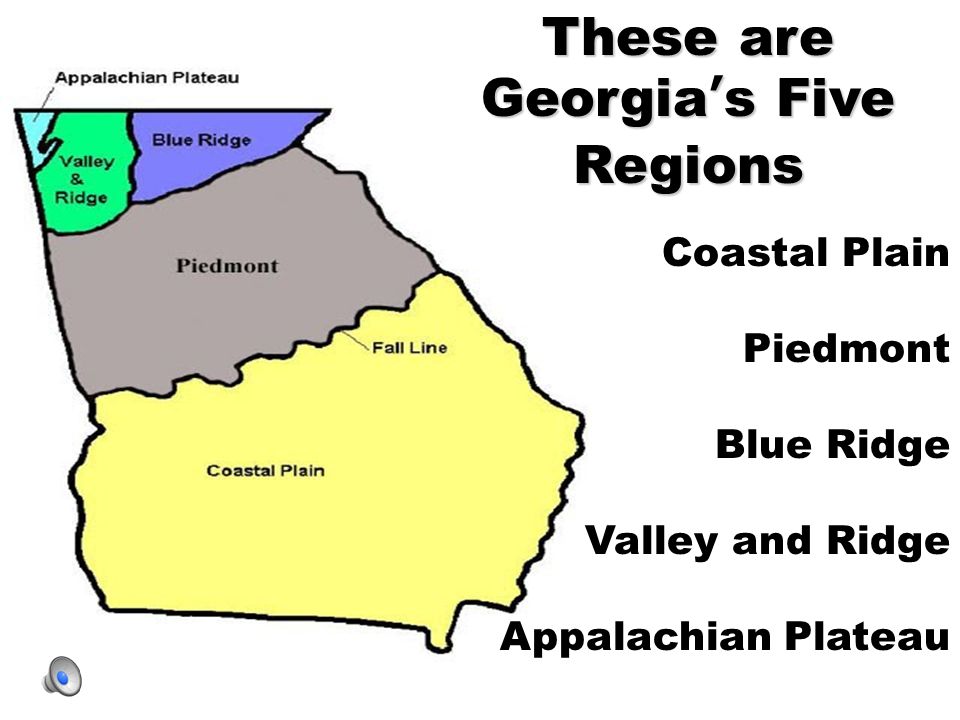The Five Regions Of Georgia Made By Jennifer Piner Ppt Download