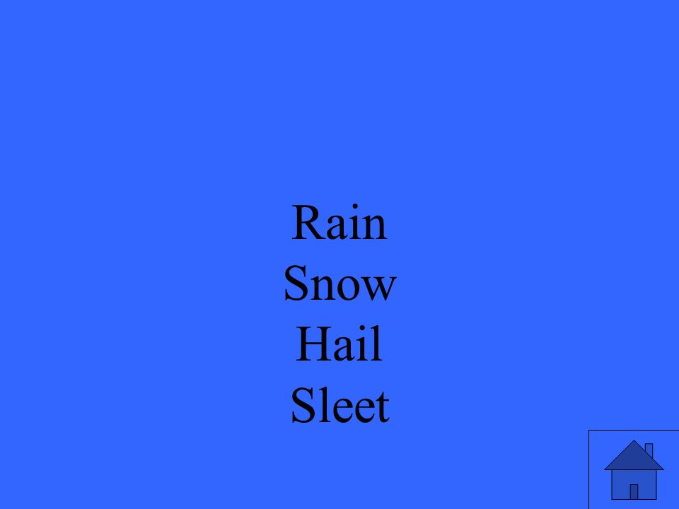 Rain Snow Hail Sleet