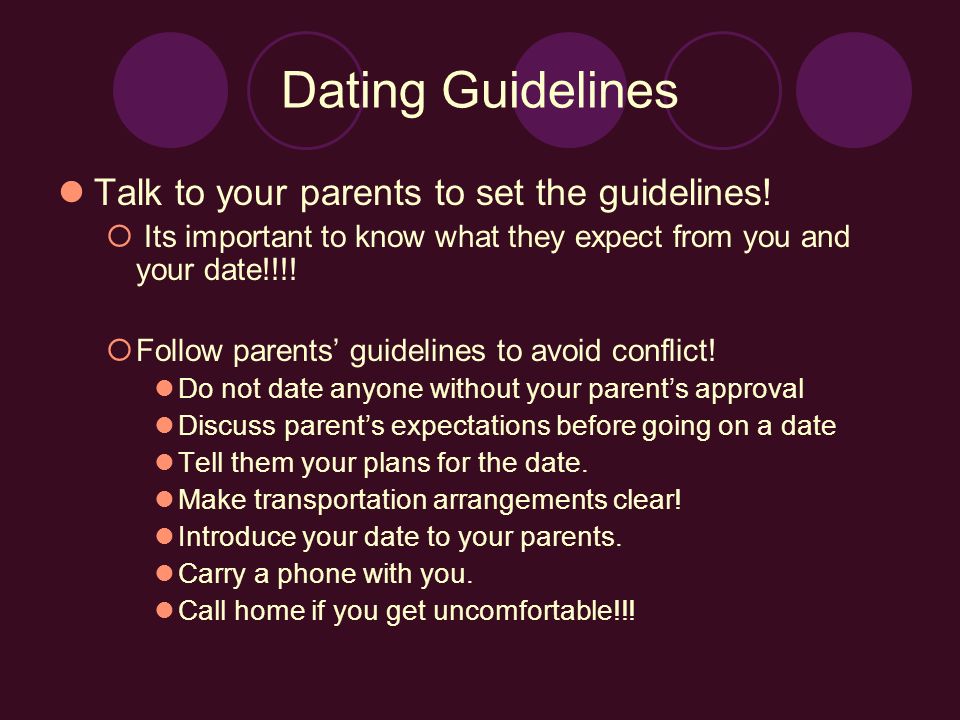 How to tell parents your dating someone