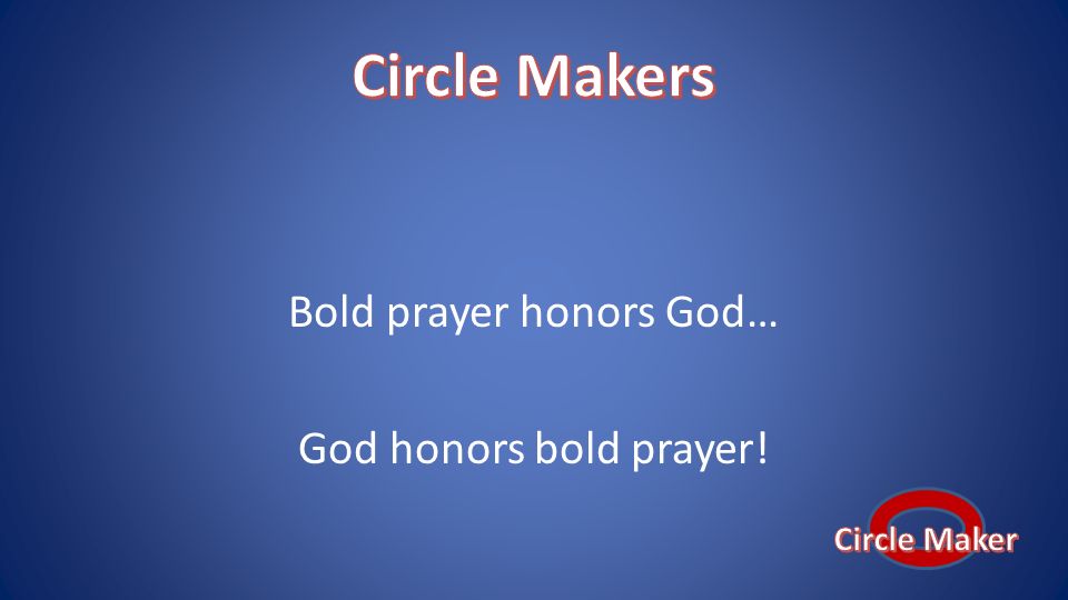 Introduction  True Legend of Honi The Circle Maker, a first century Jewish  sage whose bold prayer ended a drought and saved a generation  Batterson.  - ppt download