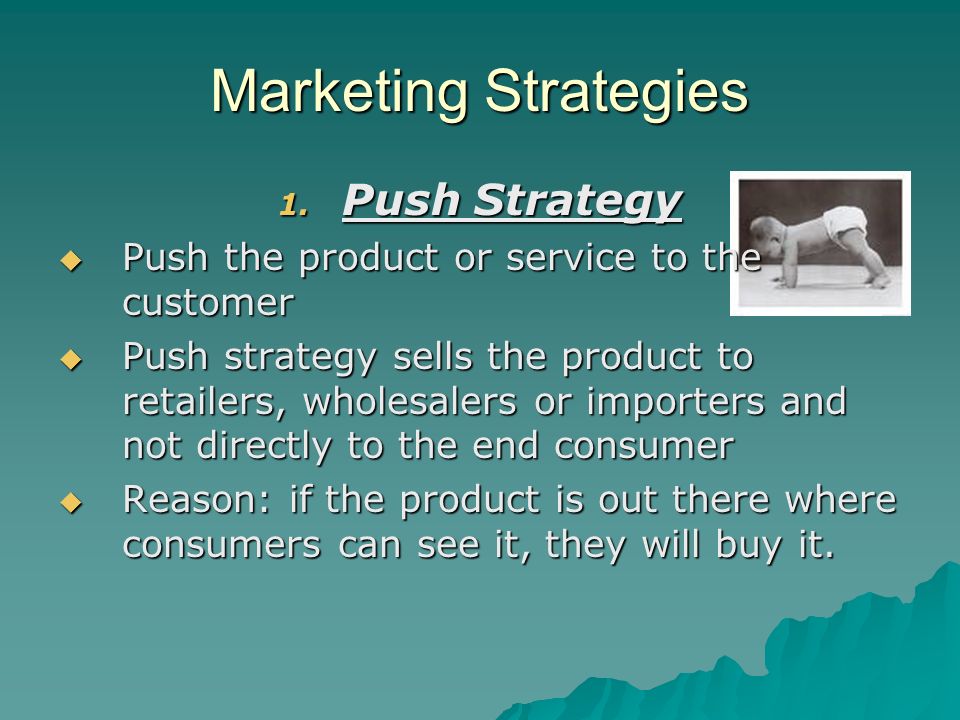 Marketing Strategies 1.