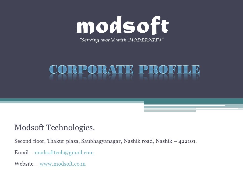 modsoft Modsoft Technologies.
