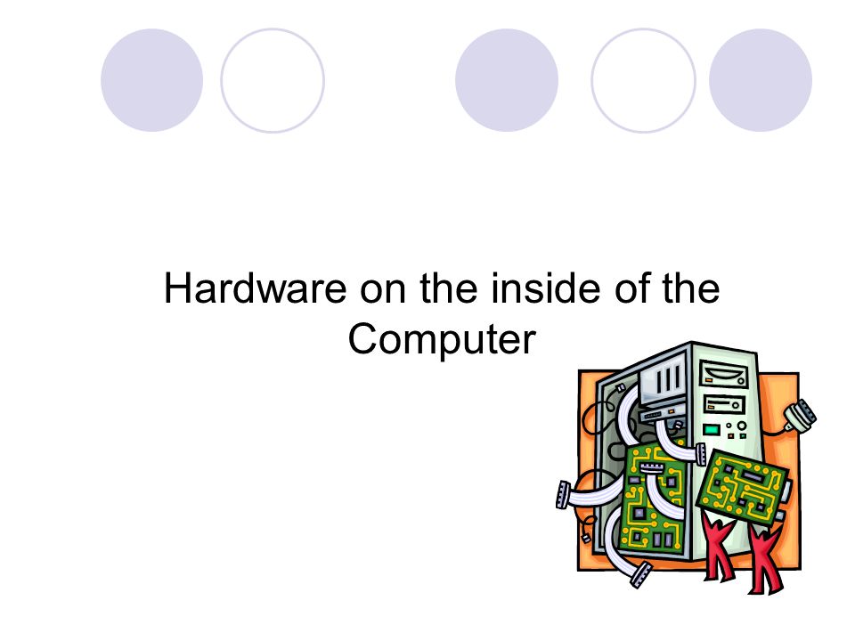 Hardware on the inside of the Computer