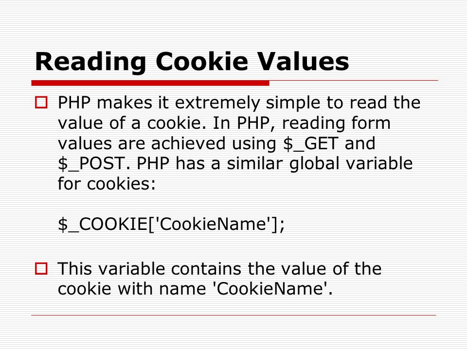 Read cookie