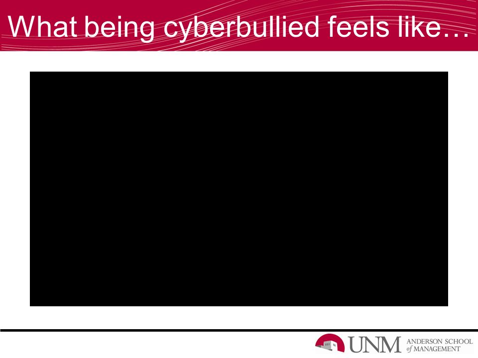 What being cyberbullied feels like…