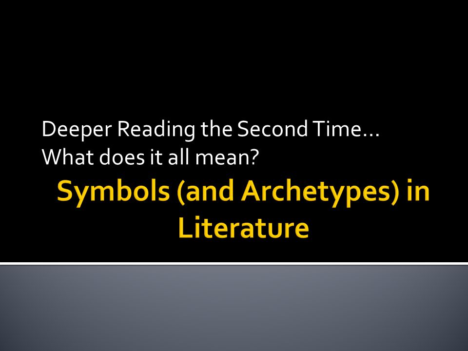 Deeper Reading the Second Time… What does it all mean