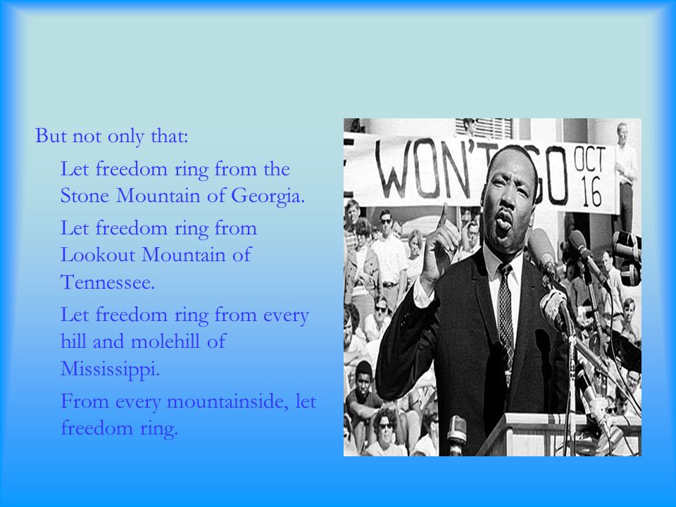 Excerpt from Dr. Martin Luther King Jr. “I Have a Dream” August 28, 1963 T  OMC 5 th Grade. - ppt download