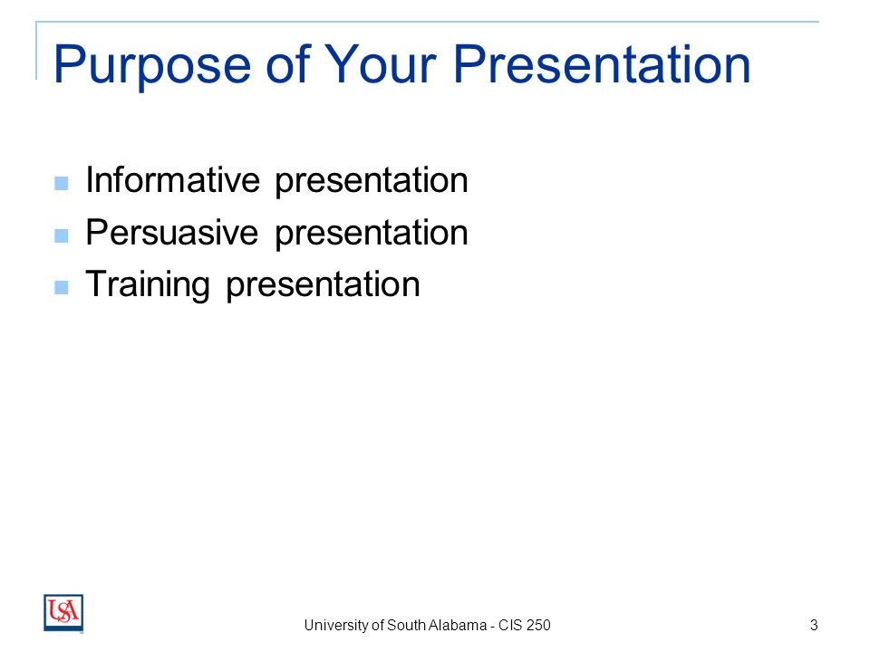 Effective Presentation Techniques Angela Clark University Of South