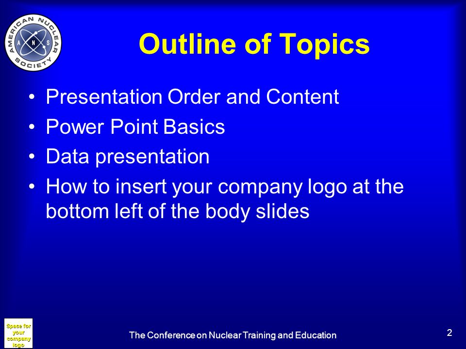 list of topics for presentation