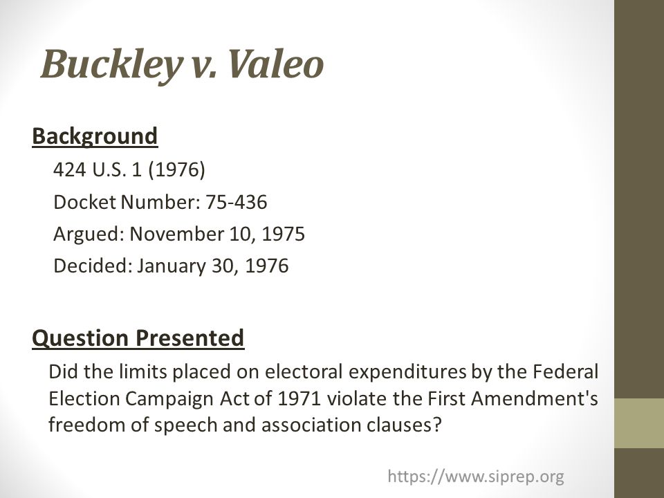 buckley v valeo essay buckley v valeo essay