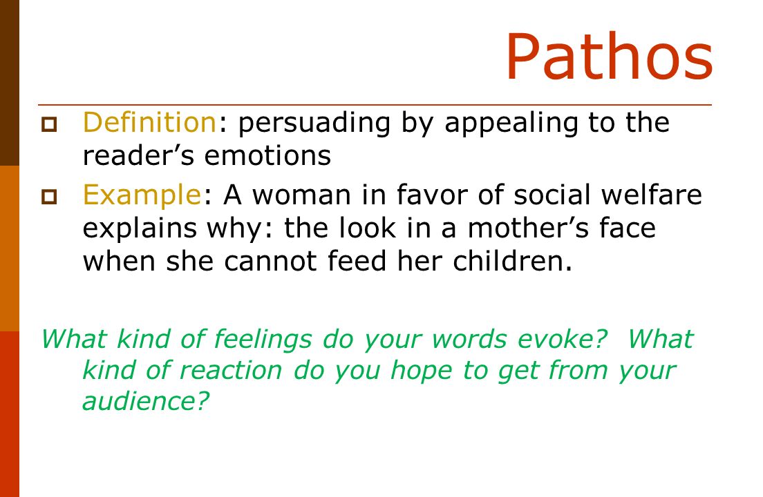 what does pathos mean in english