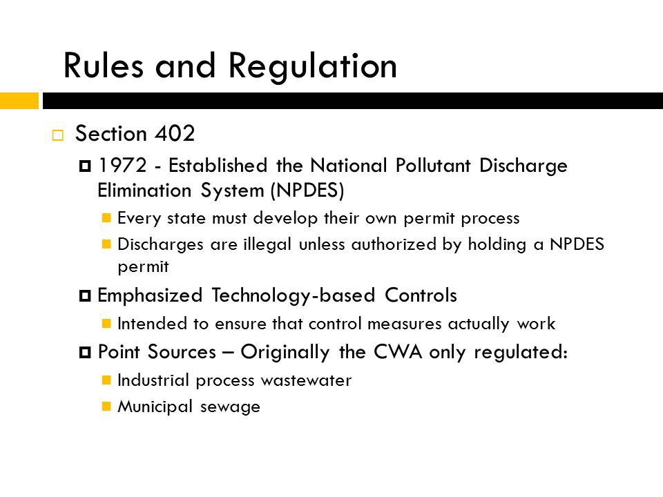 Why are we here? Without regulations, rivers used to catch fire. Rules ...