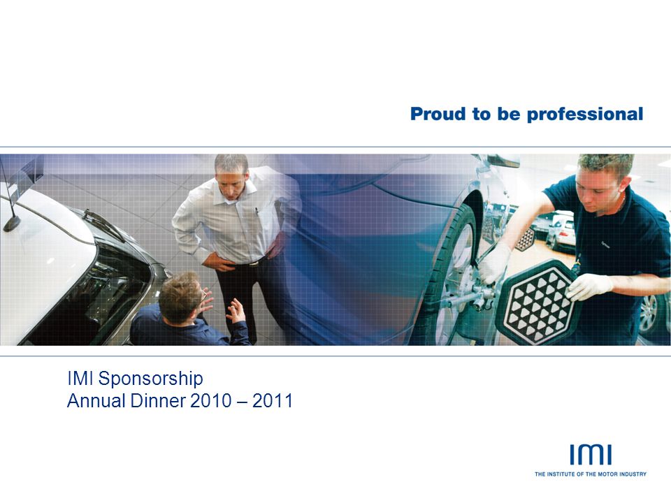 IMI Sponsorship Annual Dinner 2010 – 2011