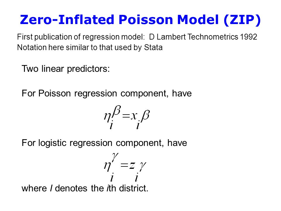 Analyzing Landmine Incidents via Zero-Inflated Poisson Models Lawrence H.  Moulton Departments of International Health and Biostatistics. - ppt  download