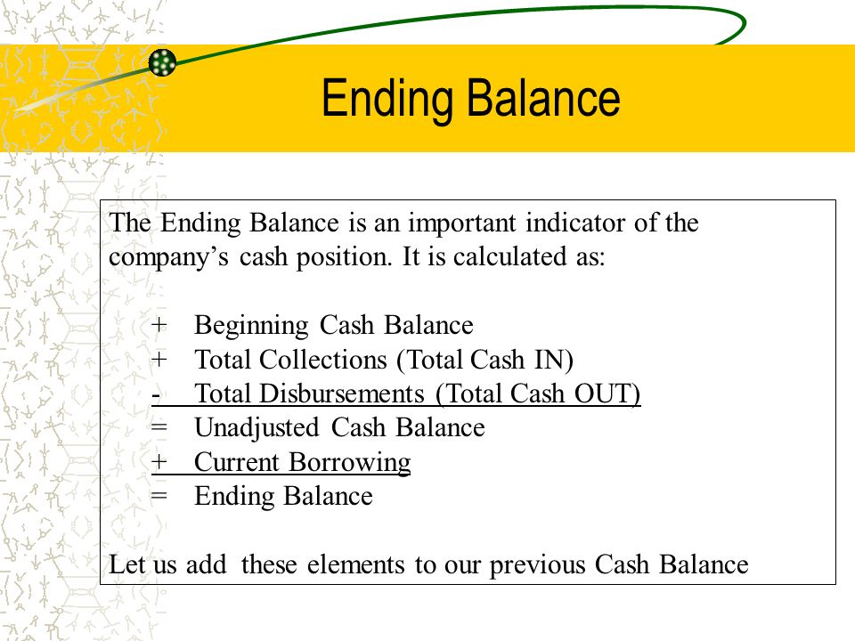 The Cash Budget Lecture 4 This lecture is part of Chapter 2: Budgets,  Running a Company. - ppt download