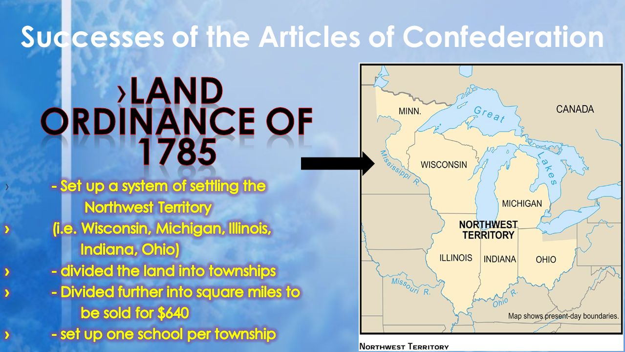 Successes of the Articles of Confederation