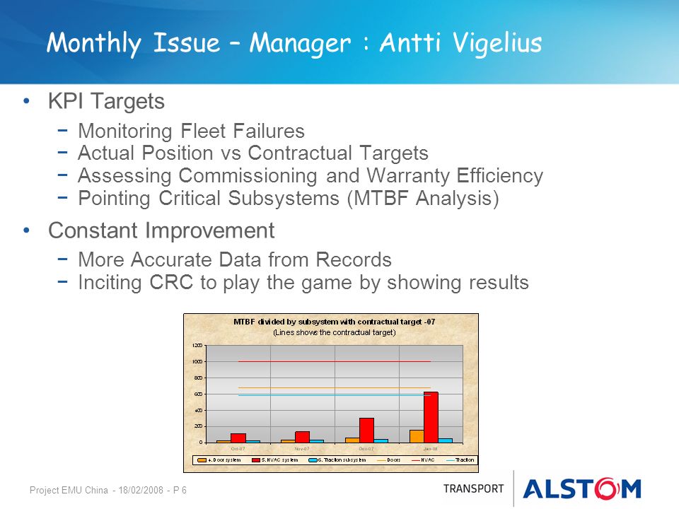 Transport Introduction To Kpi Reporting Mission For Emu China February 27 Ppt Download